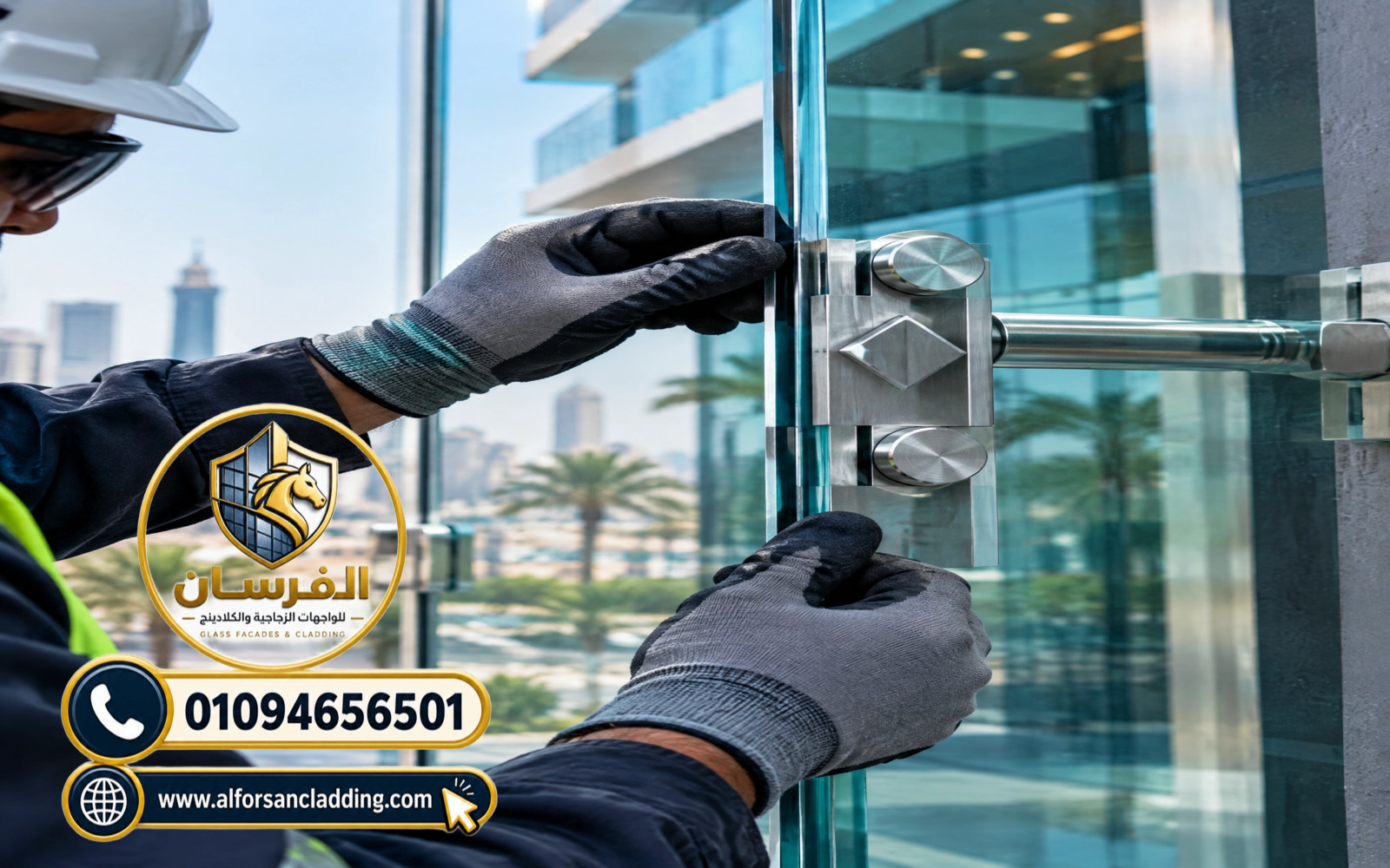   واجهات زجاج سيكوريت للمحلات والشركات بمصر | الفرسان  